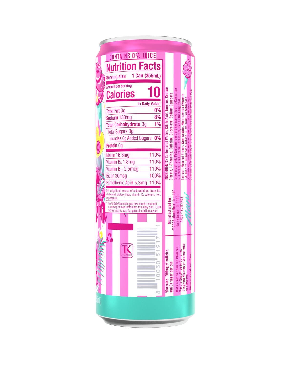 Cotton Candy Energy Drink - 12-Pack