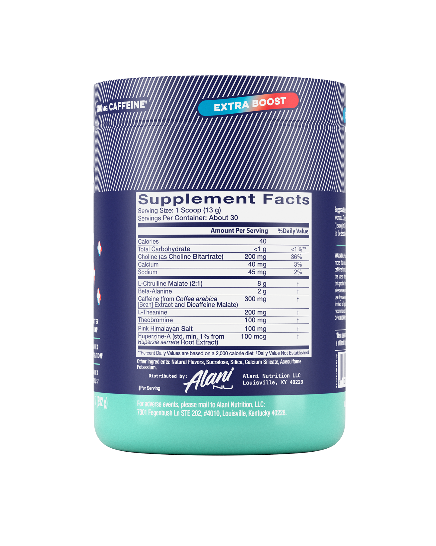 Alani Nu Pre-Workout+ Rocket Pop - 30 Servings