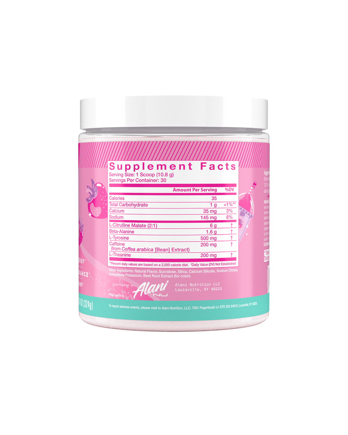 Pink Slush Pre-Workout Mix - 30 Servings