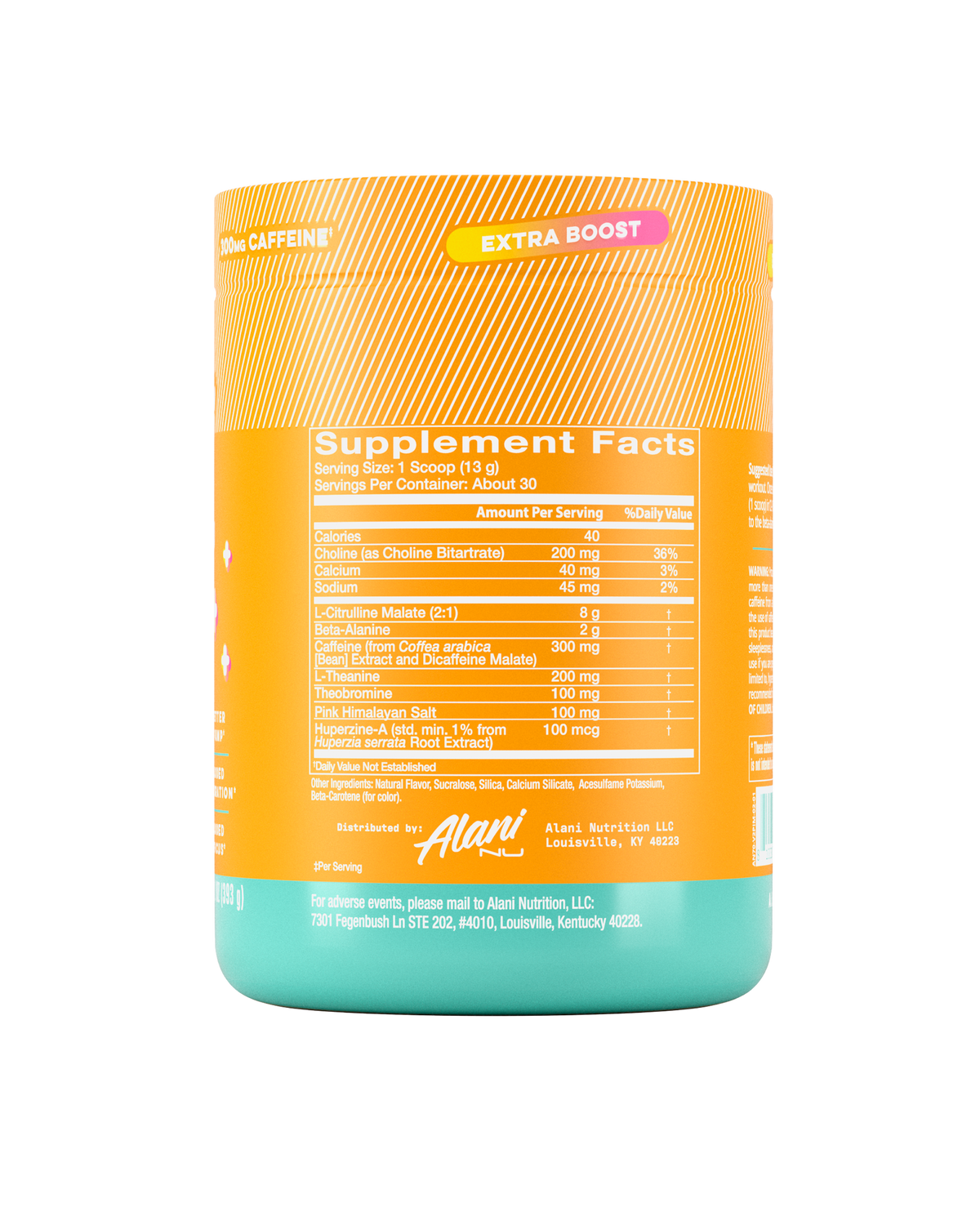 Alani Nu Pre-Workout+ Paradise Swirl - 30 Servings