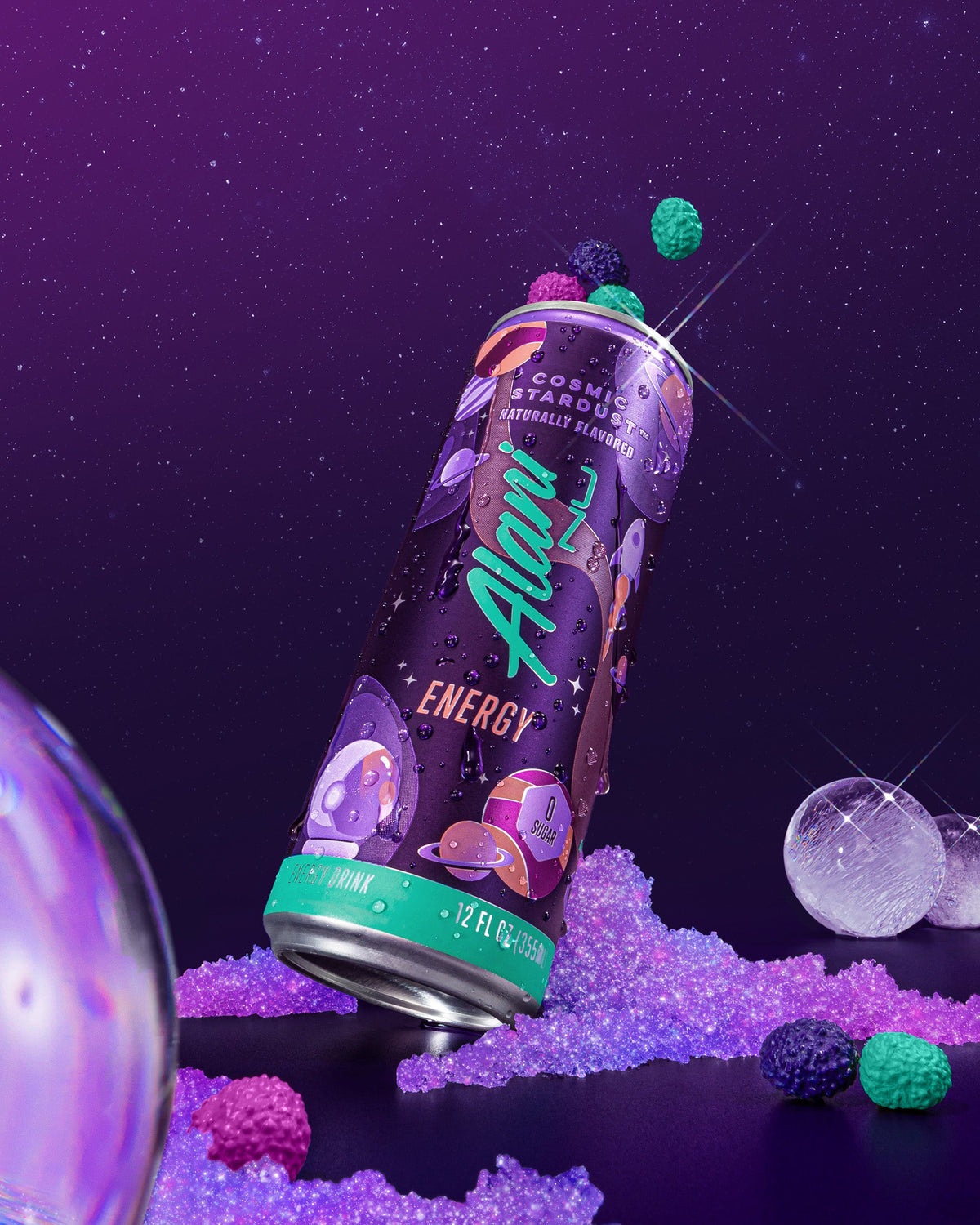 Cosmic Stardust Zero-Sugar Energy Drink, 12-Pack