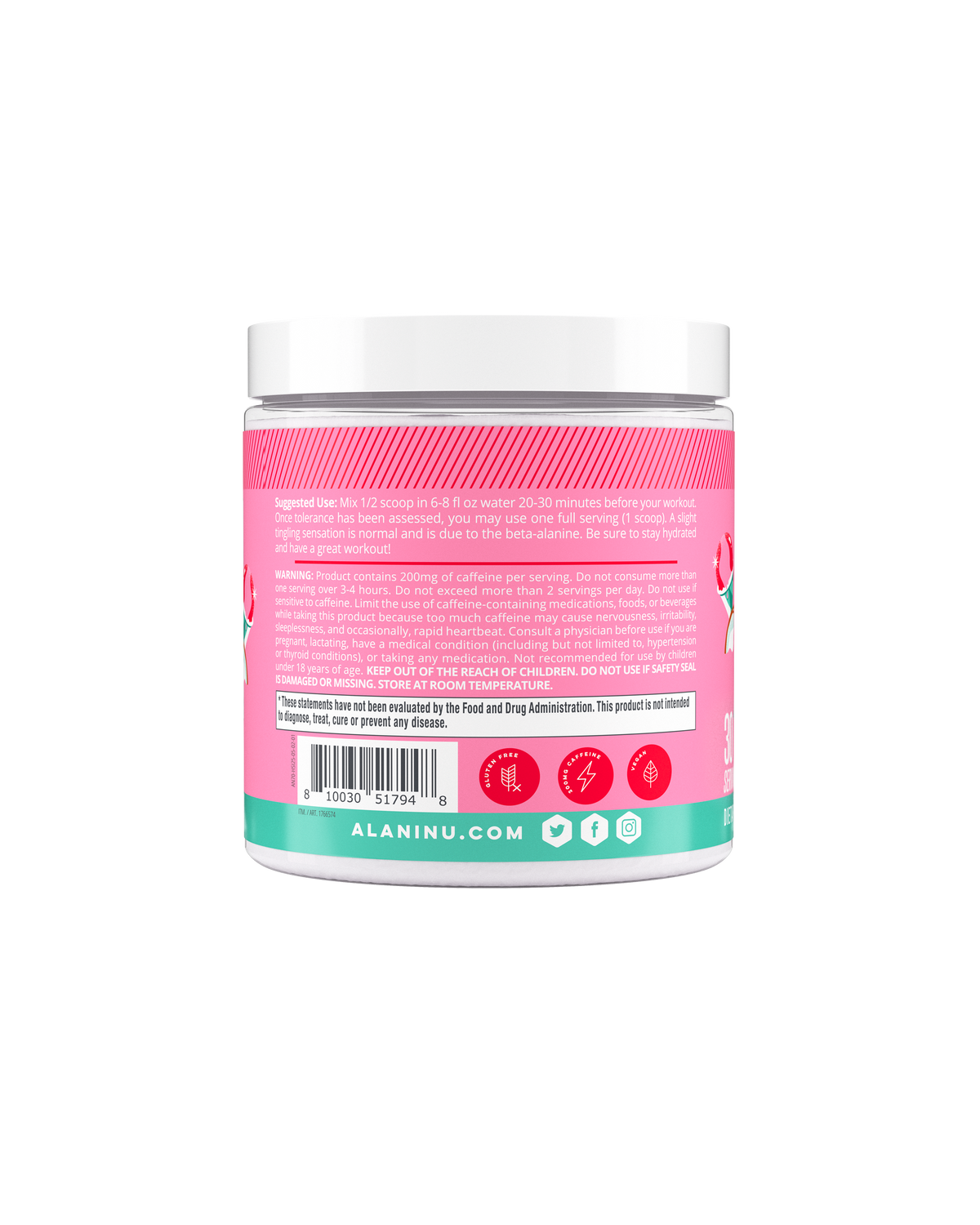 Hawaiian Shaved Ice Pre-Workout, 30 Servings