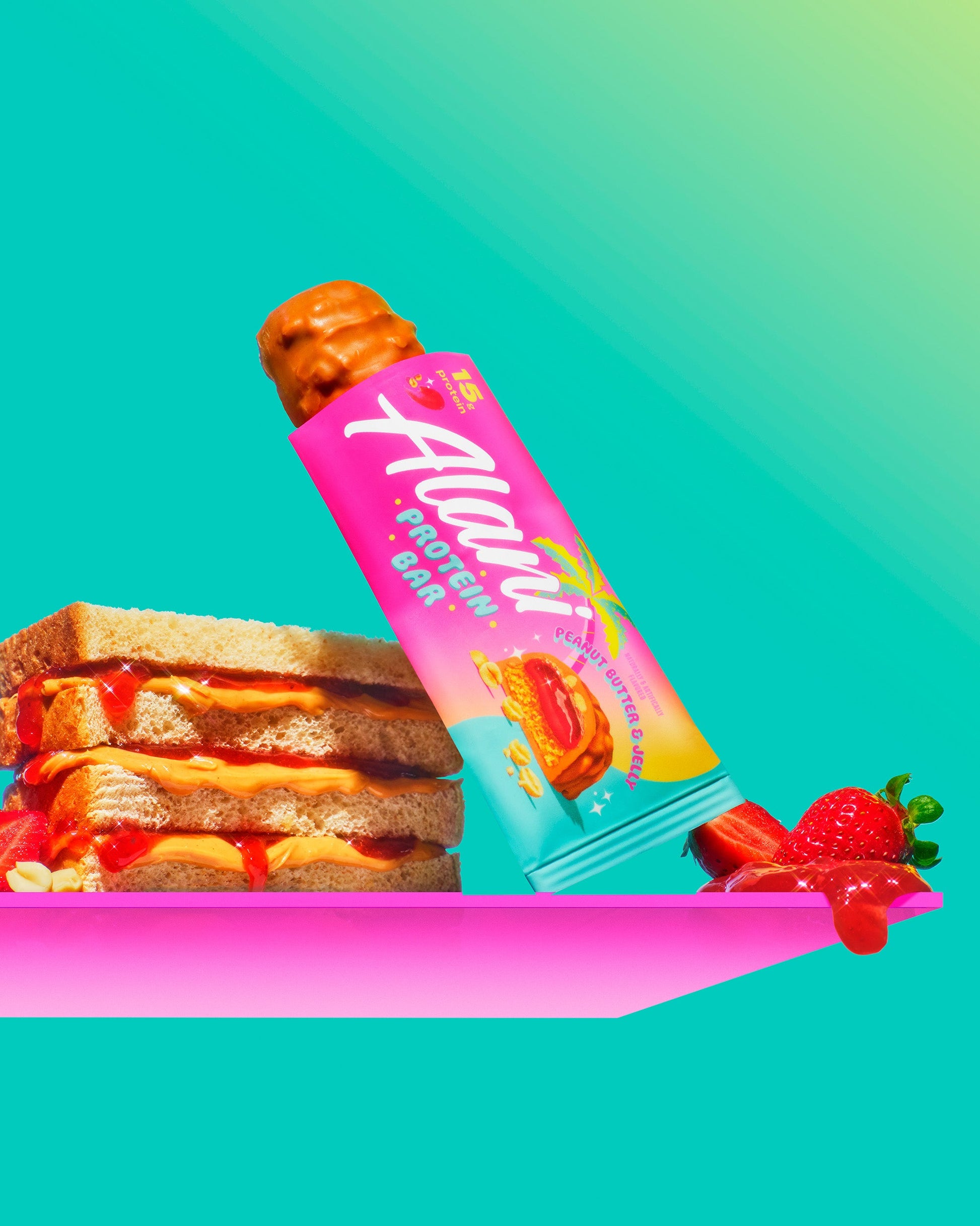 Peanut Butter & Jelly Protein Bars - 4-Pack