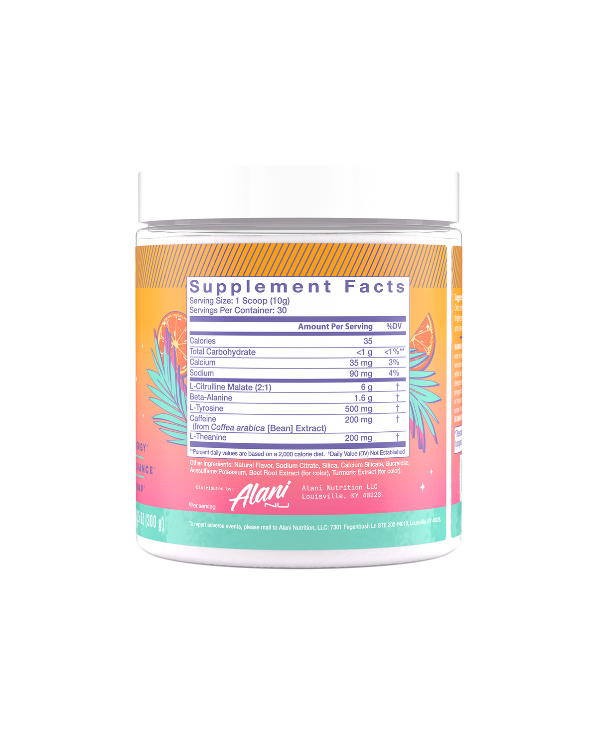 Orange Kiss Pre-Workout Powder - 30 Servings