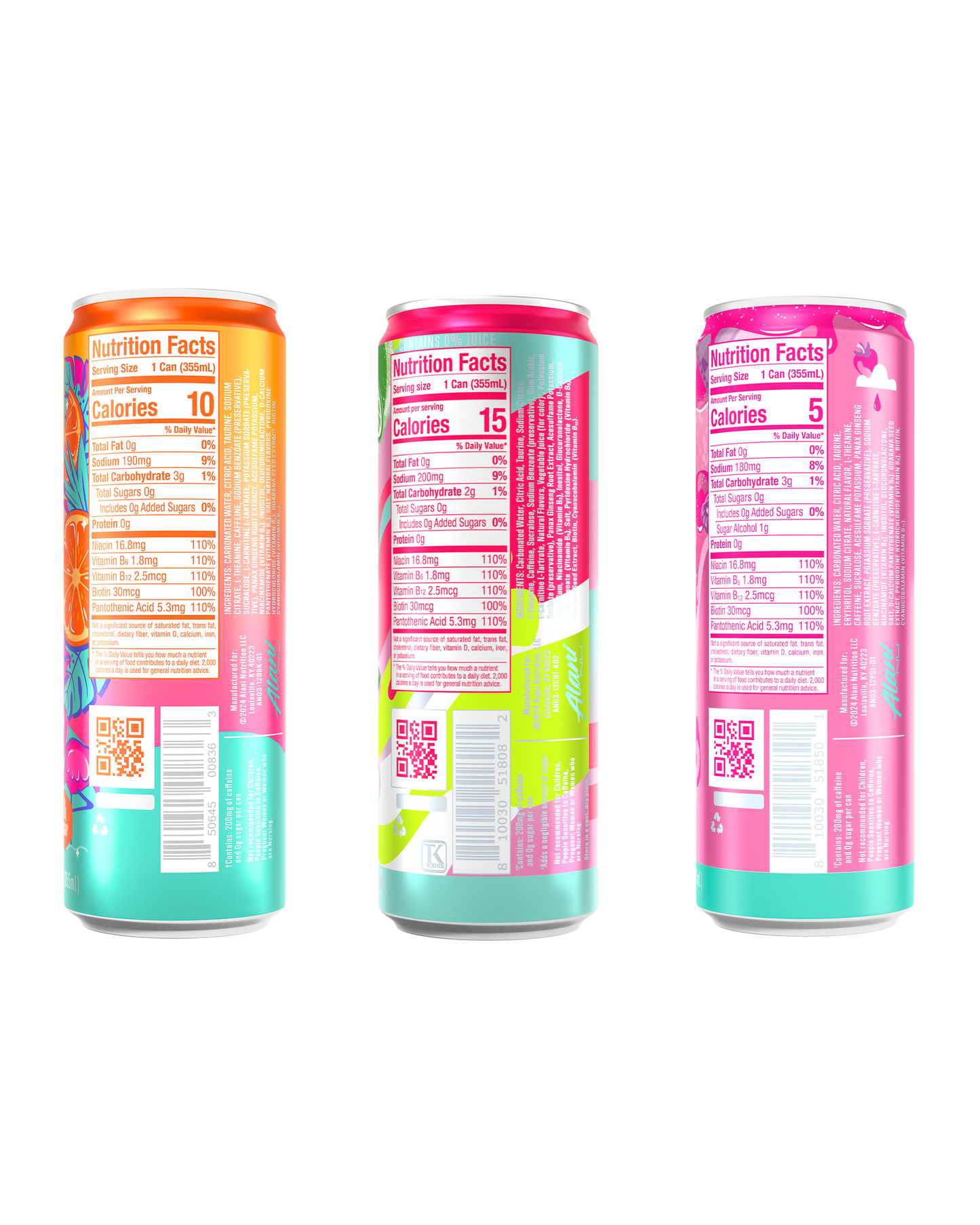 Sunkissed Mix Energy Drink Variety, 12-Pack