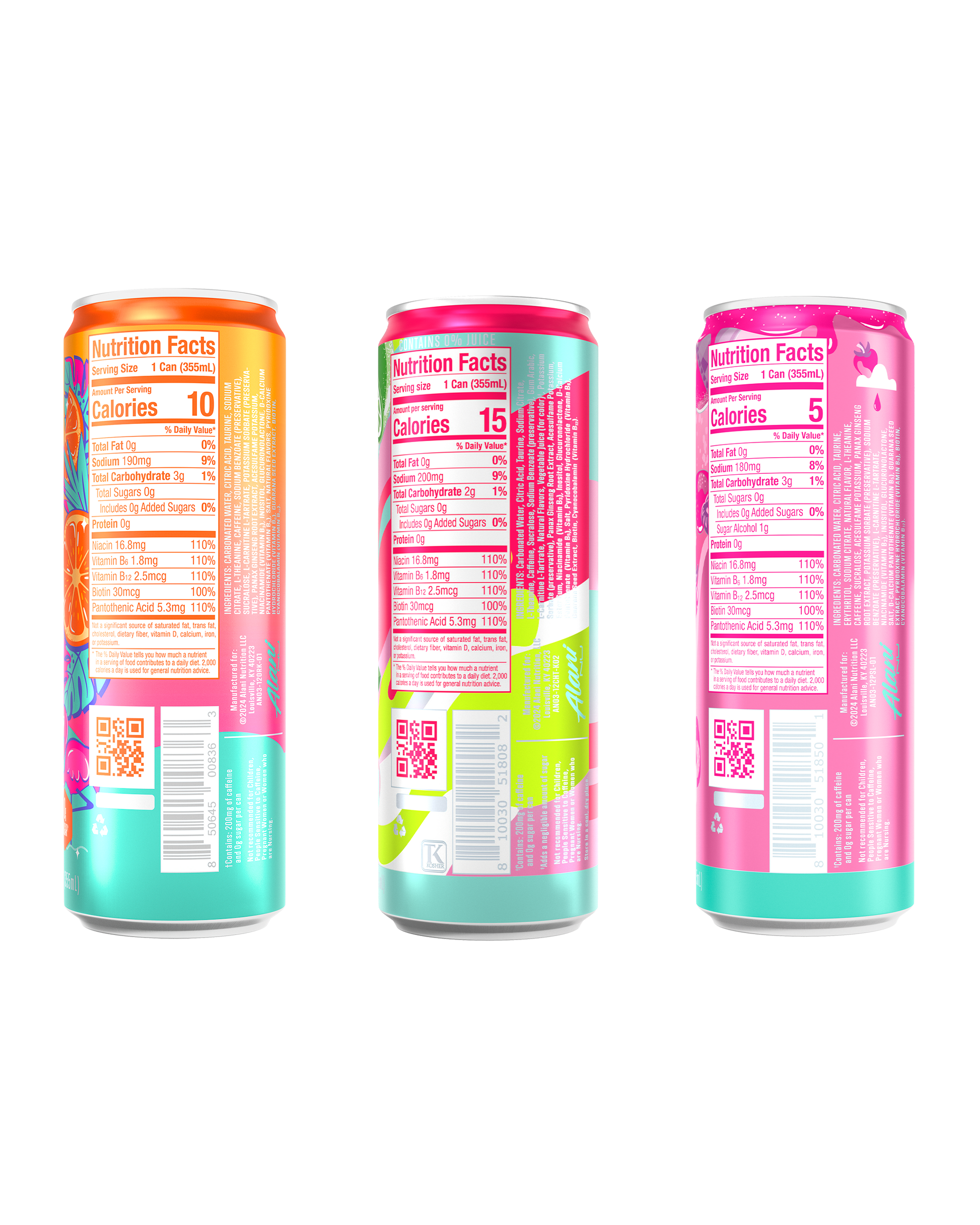 Sunkissed Mix Energy Drink Variety, 12-Pack