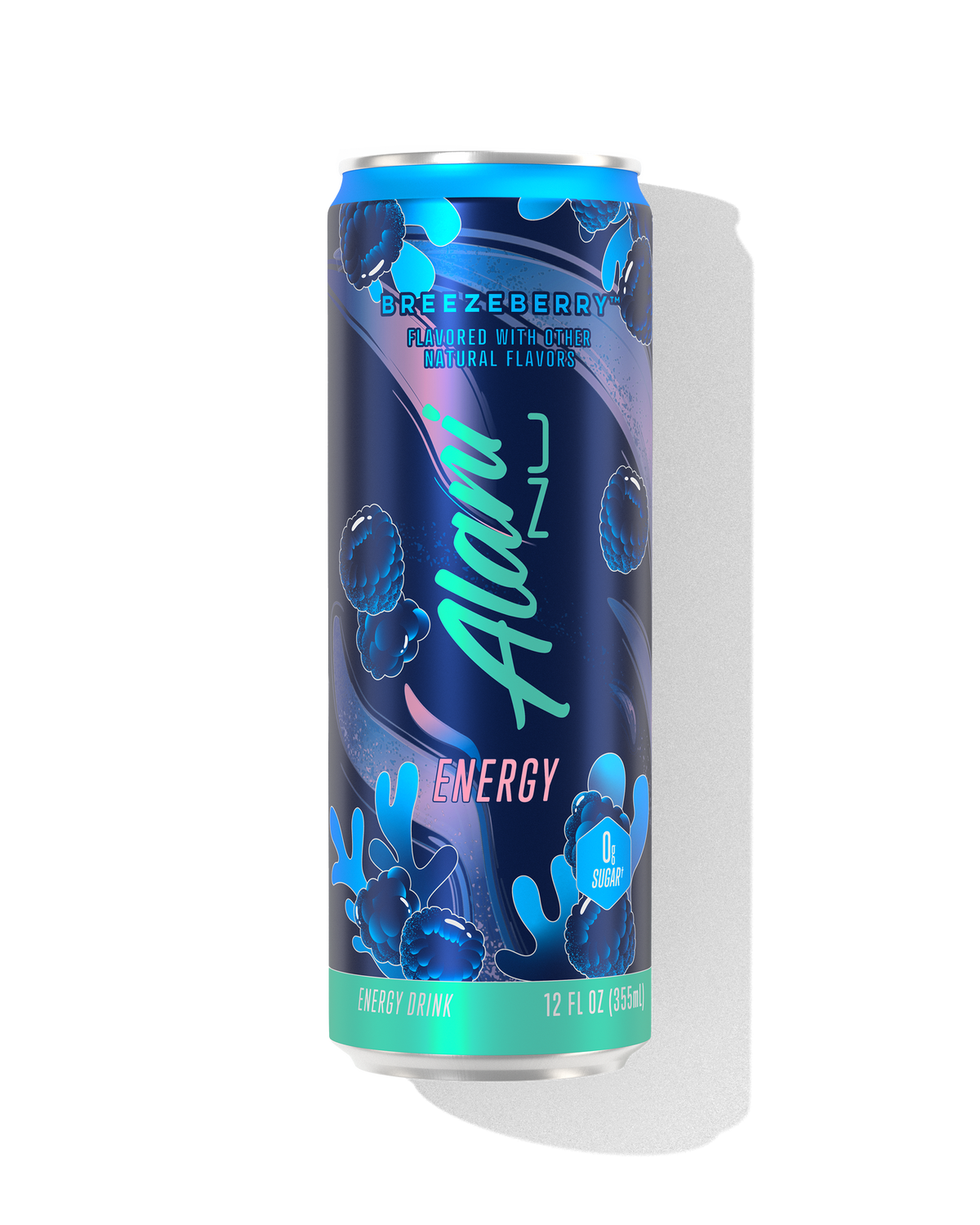 Breezeberry Blue Raspberry Citrus Energy Drink, 12-Pack