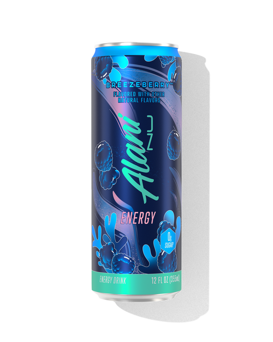 Breezeberry Blue Raspberry Citrus Energy Drink, 12-Pack