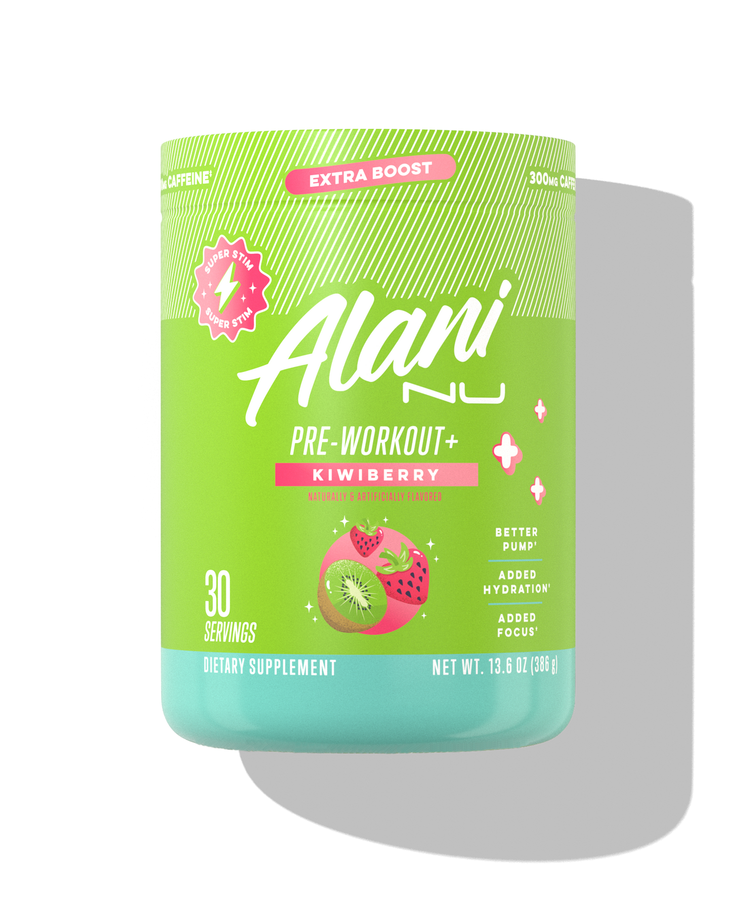 Alani Nu Pre-Workout+ Kiwiberry - 30 Servings