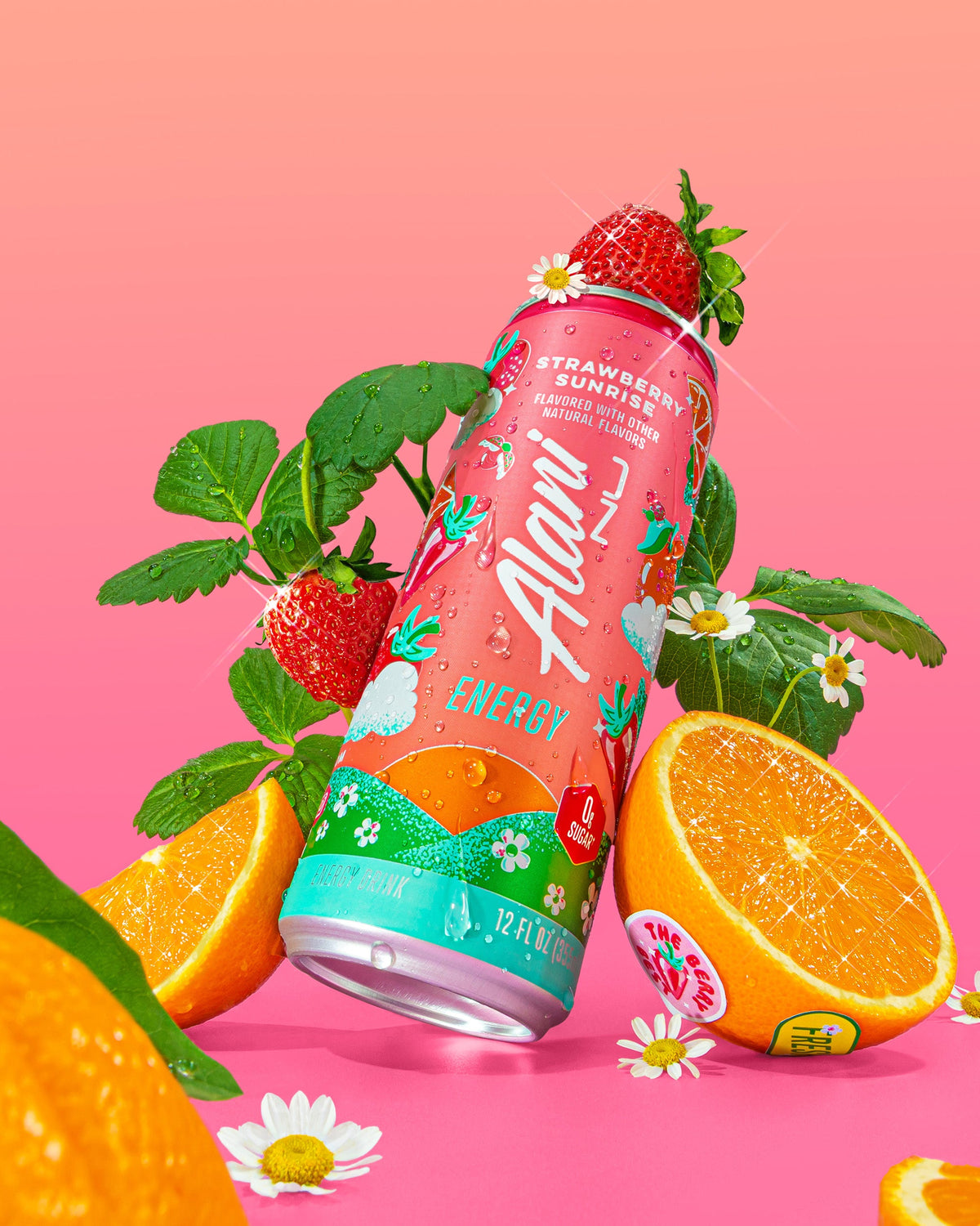 Strawberry Sunrise Energy Drink - 12-Pack