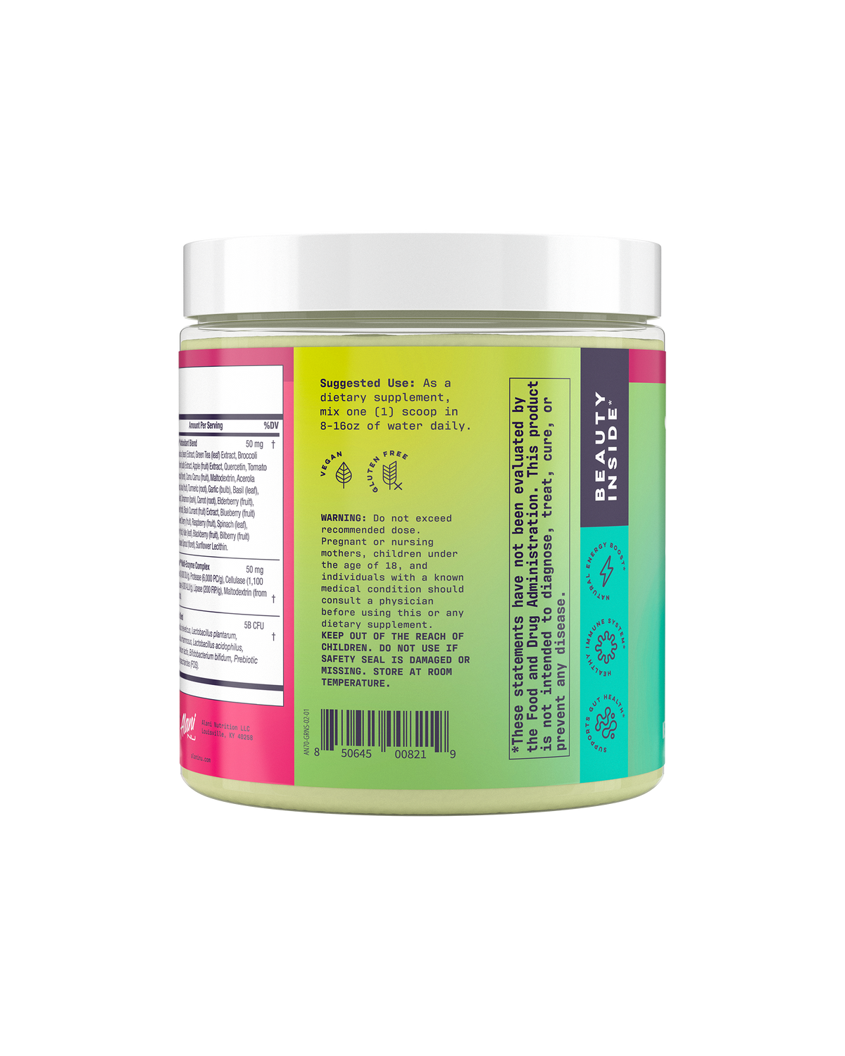 Wild Berry Daily Super Greens Powder, 30-Day Supply
