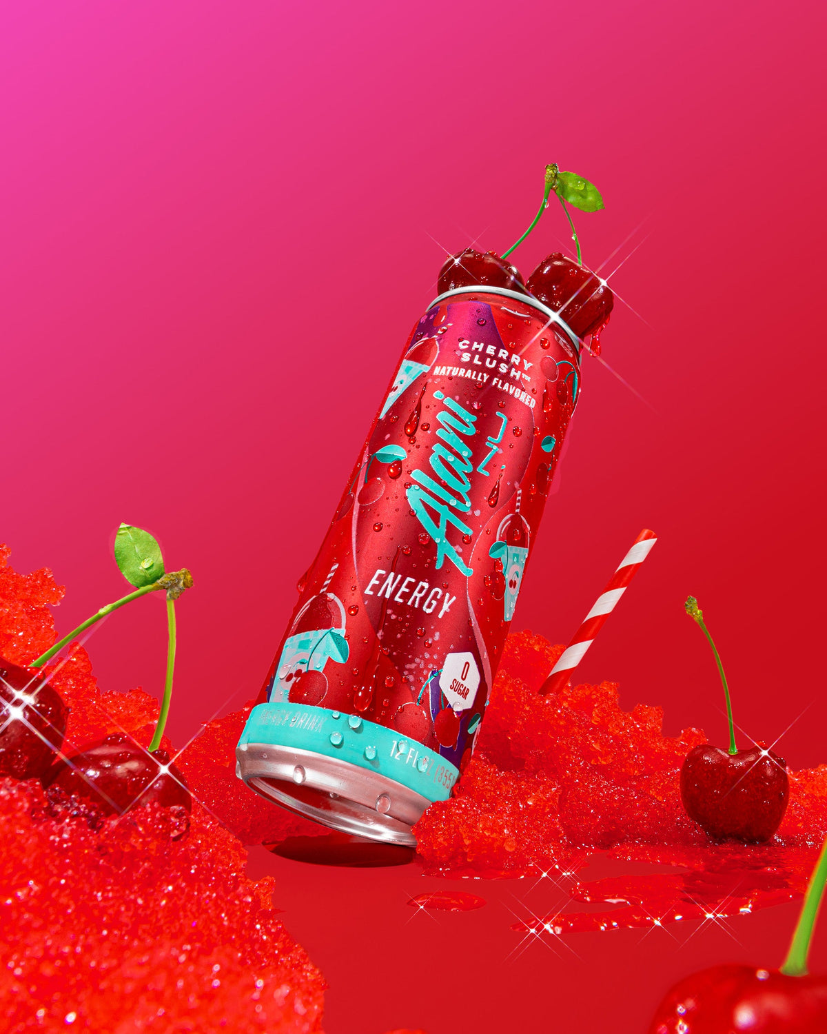 Cherry Slush Zero-Sugar Energy Drink, 12-Pack