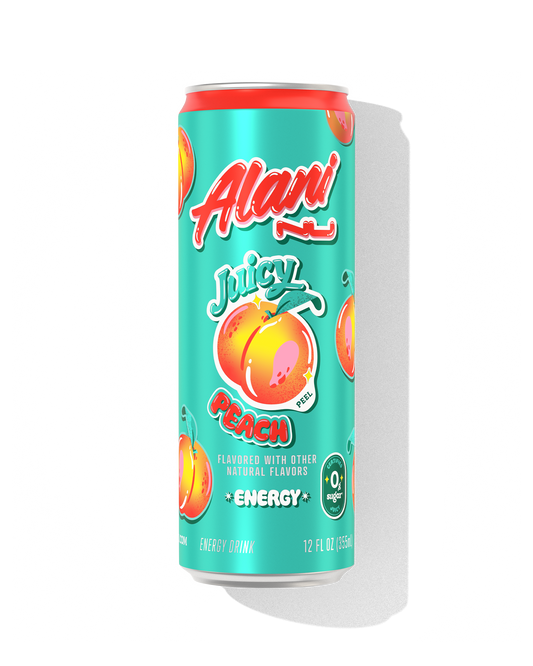 Juicy Peach Zero-Sugar Energy Drink, 12-Pack