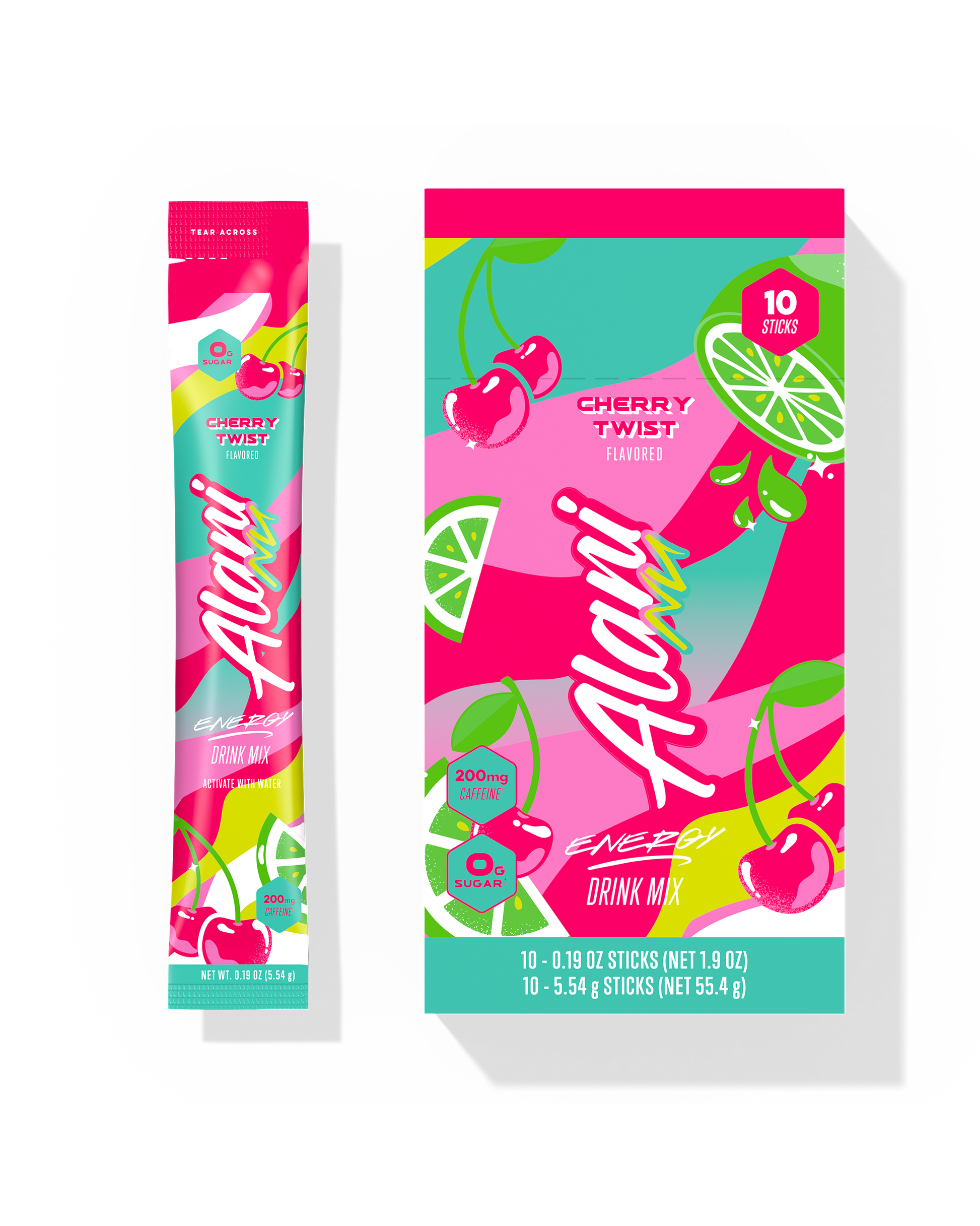 Alani Nu Cherry Twist Energy Sticks - 10-Pack