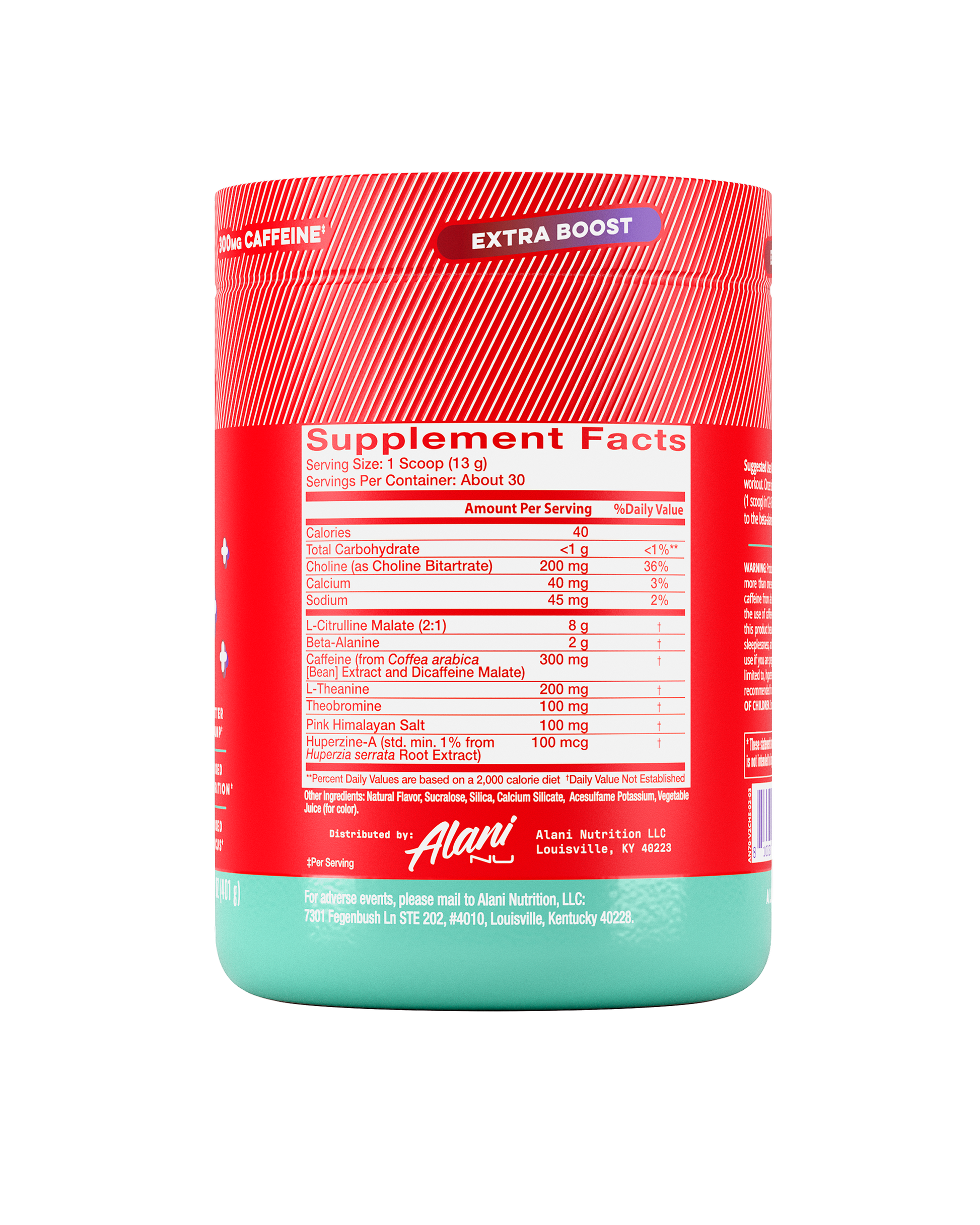 Alani Nu Pre-Workout+ Cherry Slush - 30 Servings