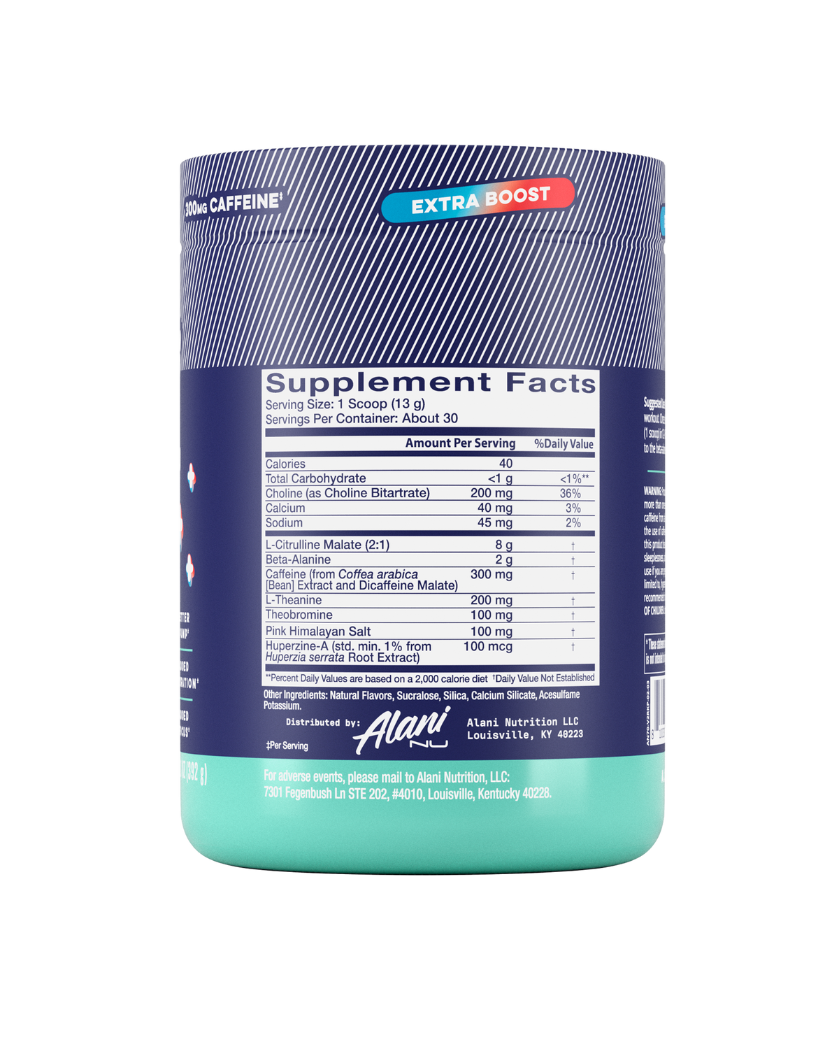 Alani Nu Pre-Workout+ Rocket Pop - 30 Servings