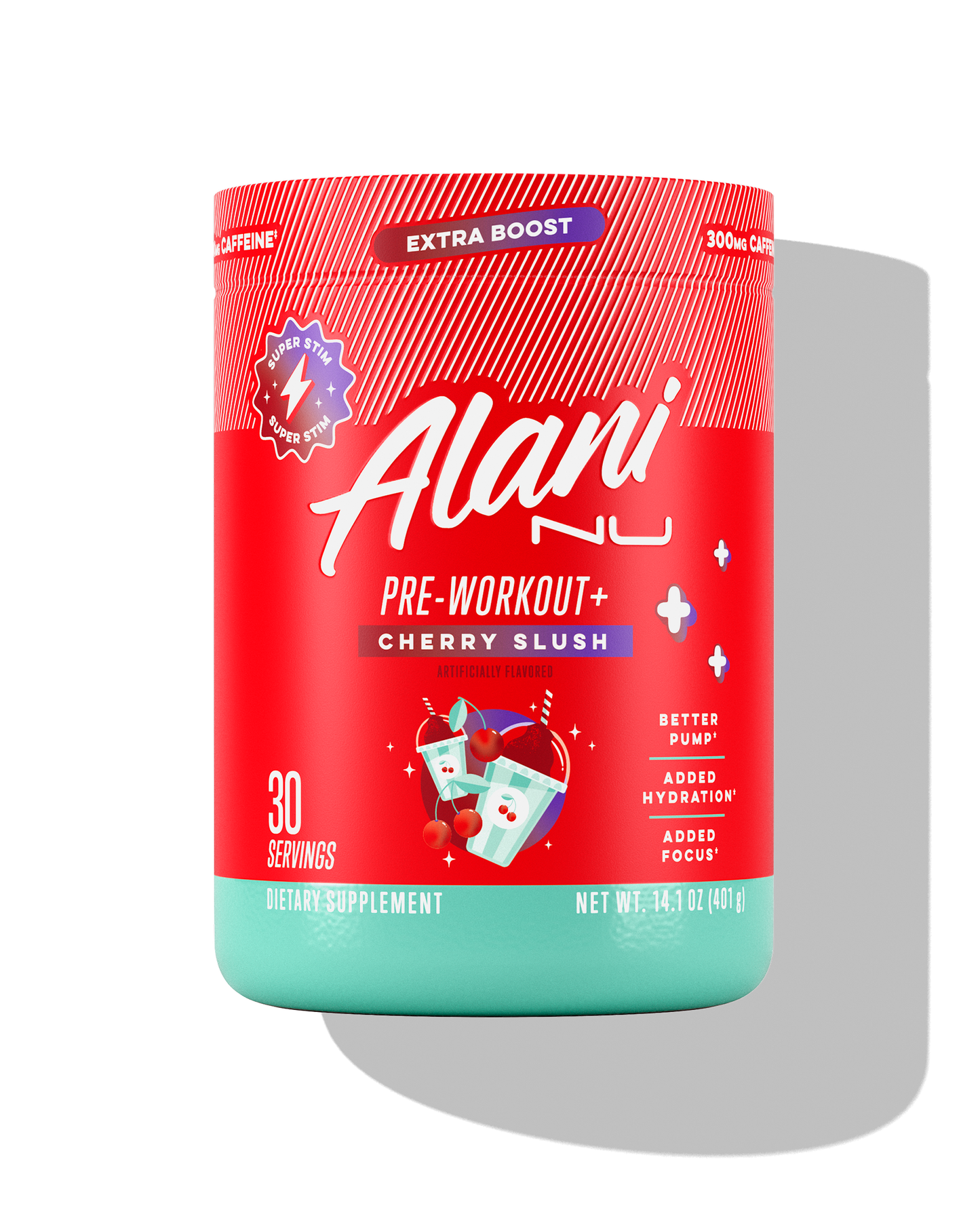 Alani Nu Pre-Workout+ Cherry Slush - 30 Servings