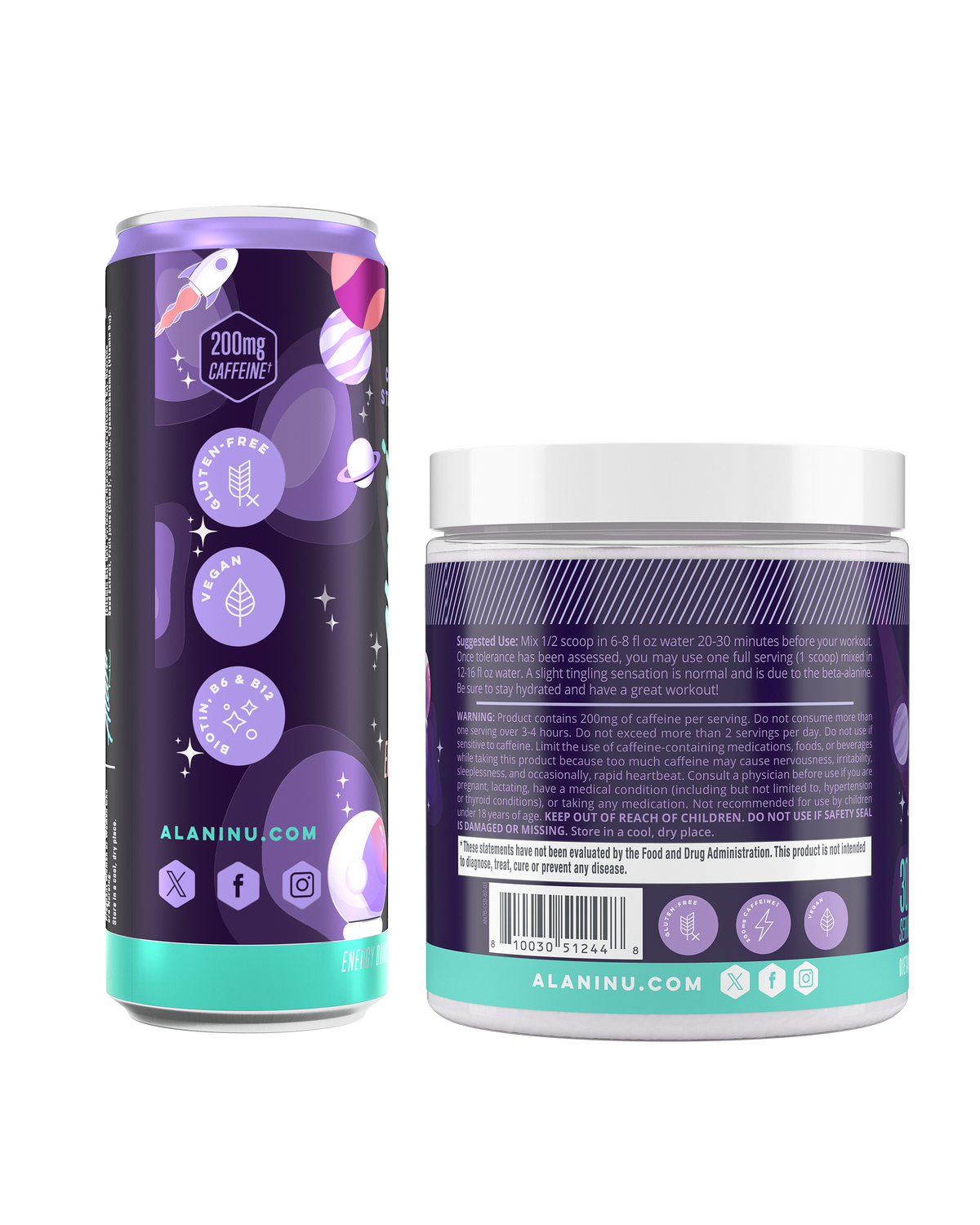 Cosmic Stardust Energy Drink & Pre-Workout Bundle