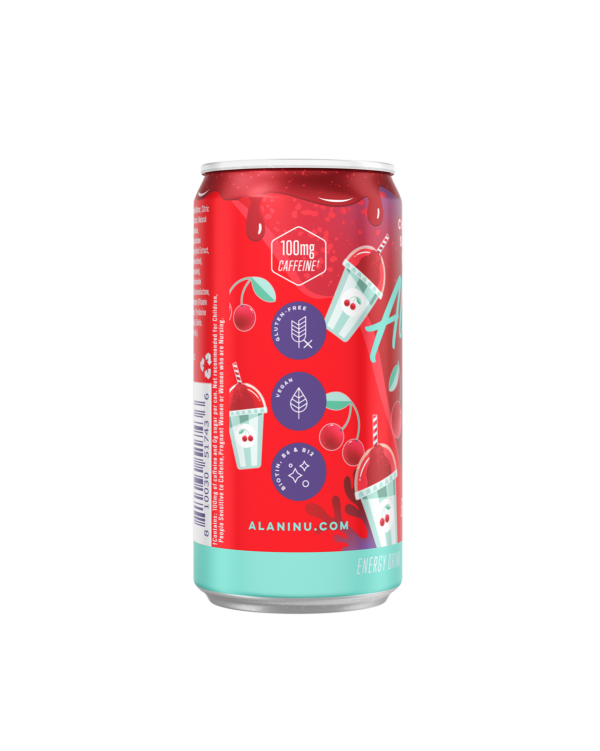 Alani Nu Cherry Slush Mini Energy Drinks - 24-Pack