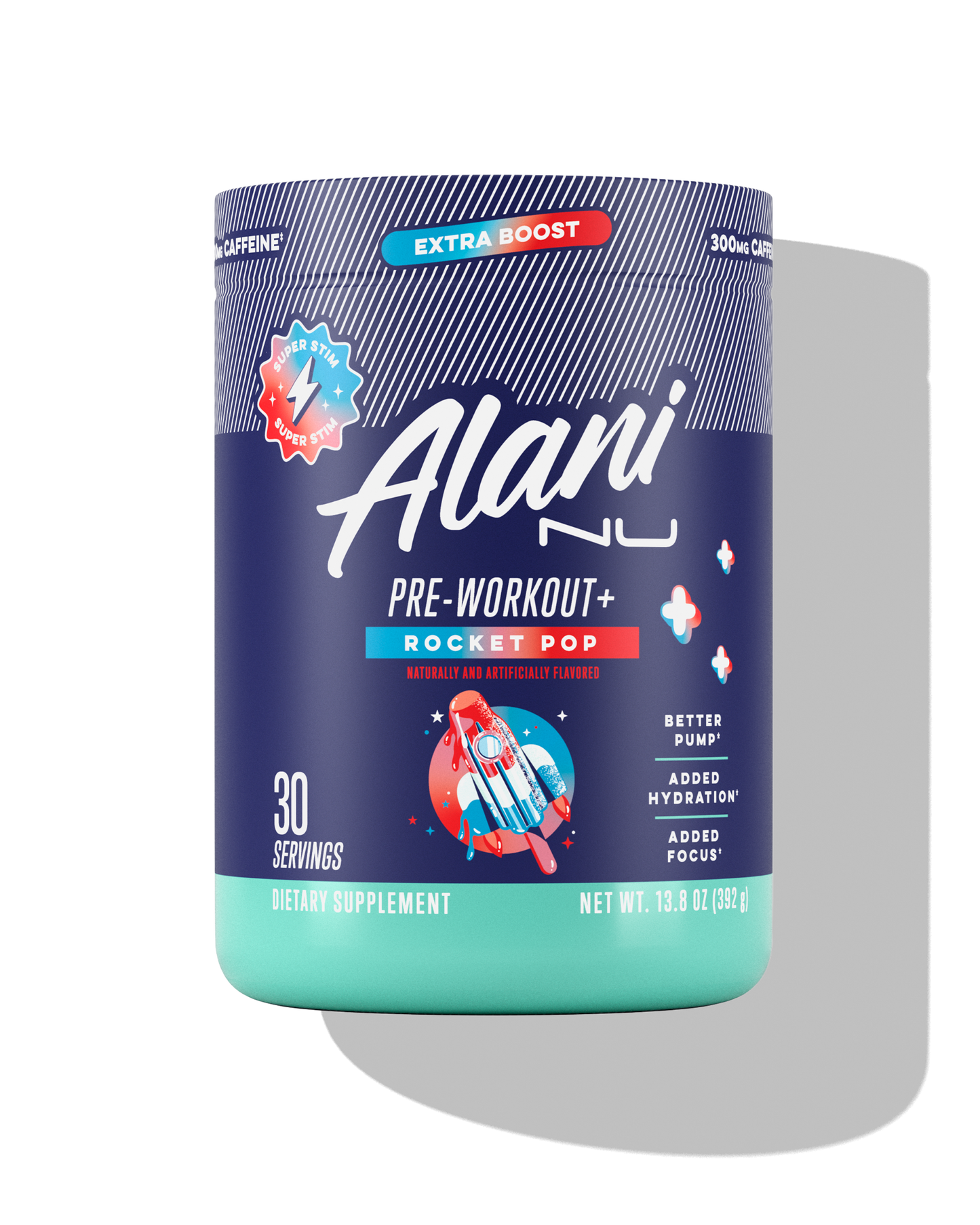 Alani Nu Pre-Workout+ Rocket Pop - 30 Servings