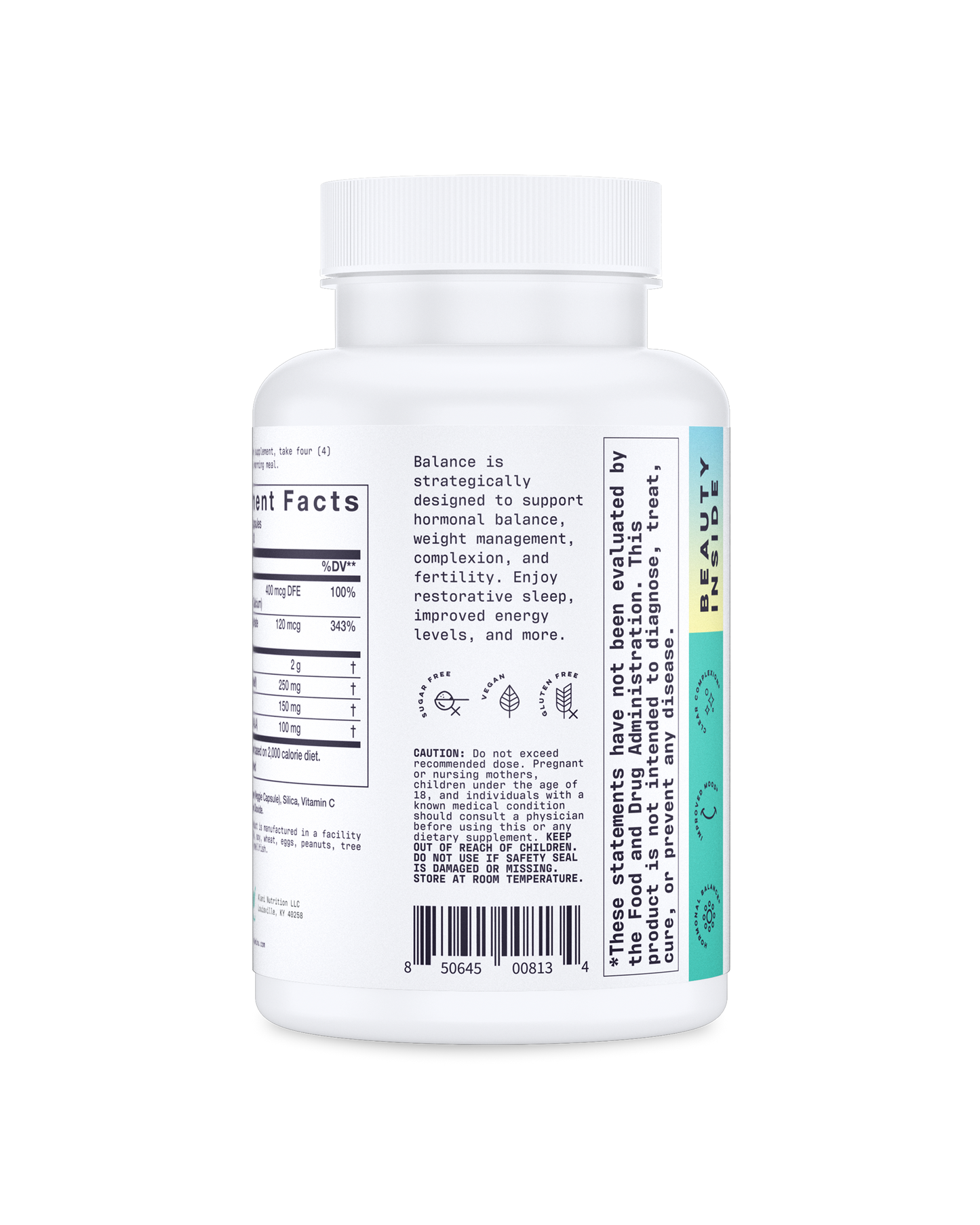 Balance Beauty and Wellness Capsules, 30-Day Supply