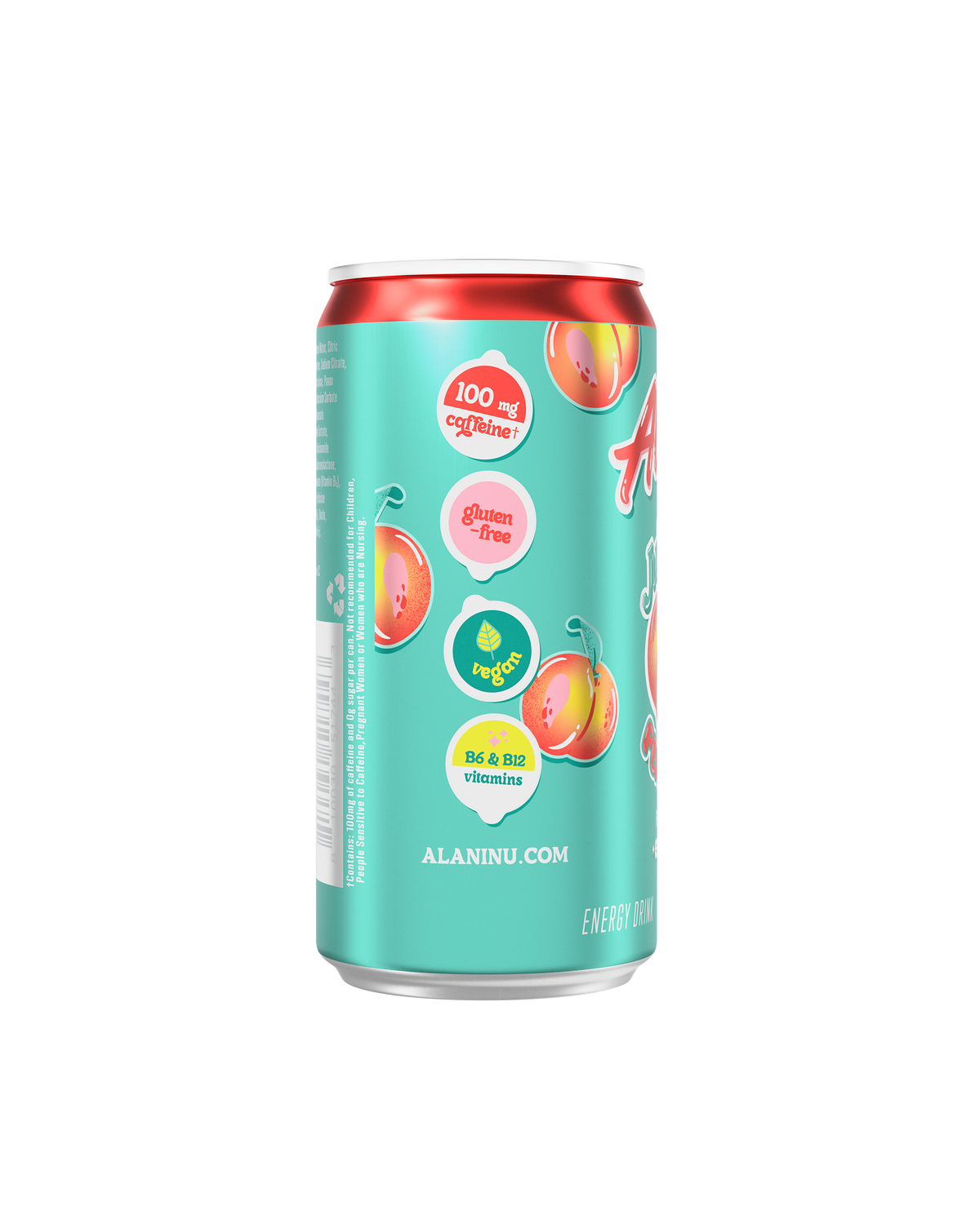 Alani Nu Juicy Peach Mini Energy Drinks - 24-Pack