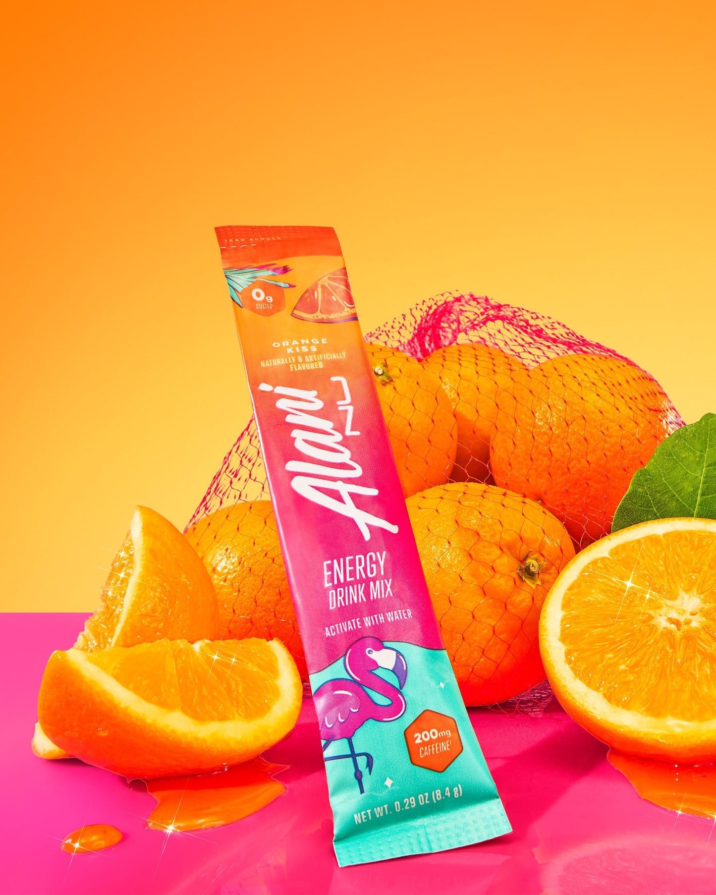 Orange Kiss Energy Sticks - 10-Pack