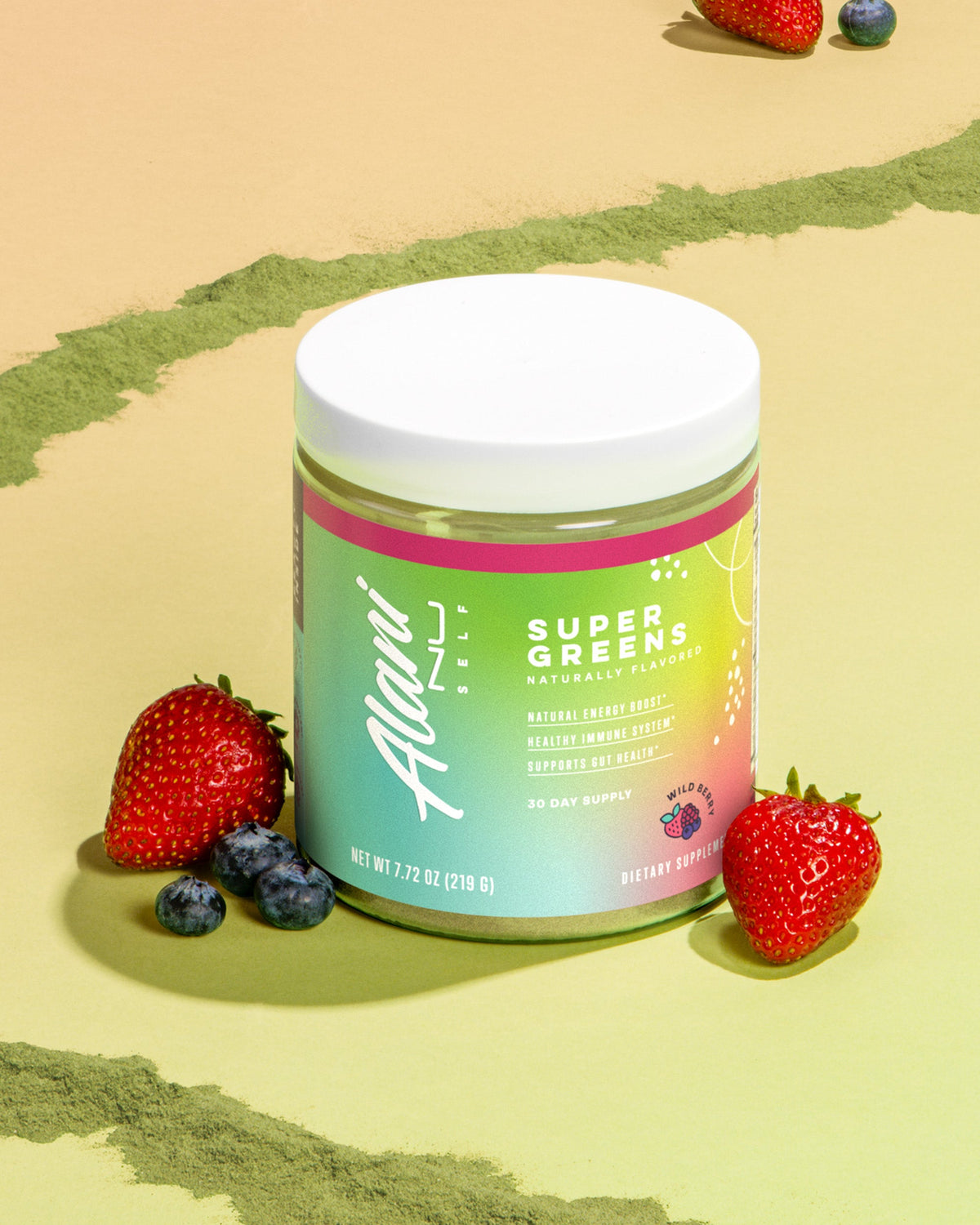 Wild Berry Daily Super Greens Powder, 30-Day Supply