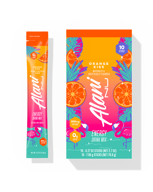 Orange Kiss Energy Sticks - 10-Pack