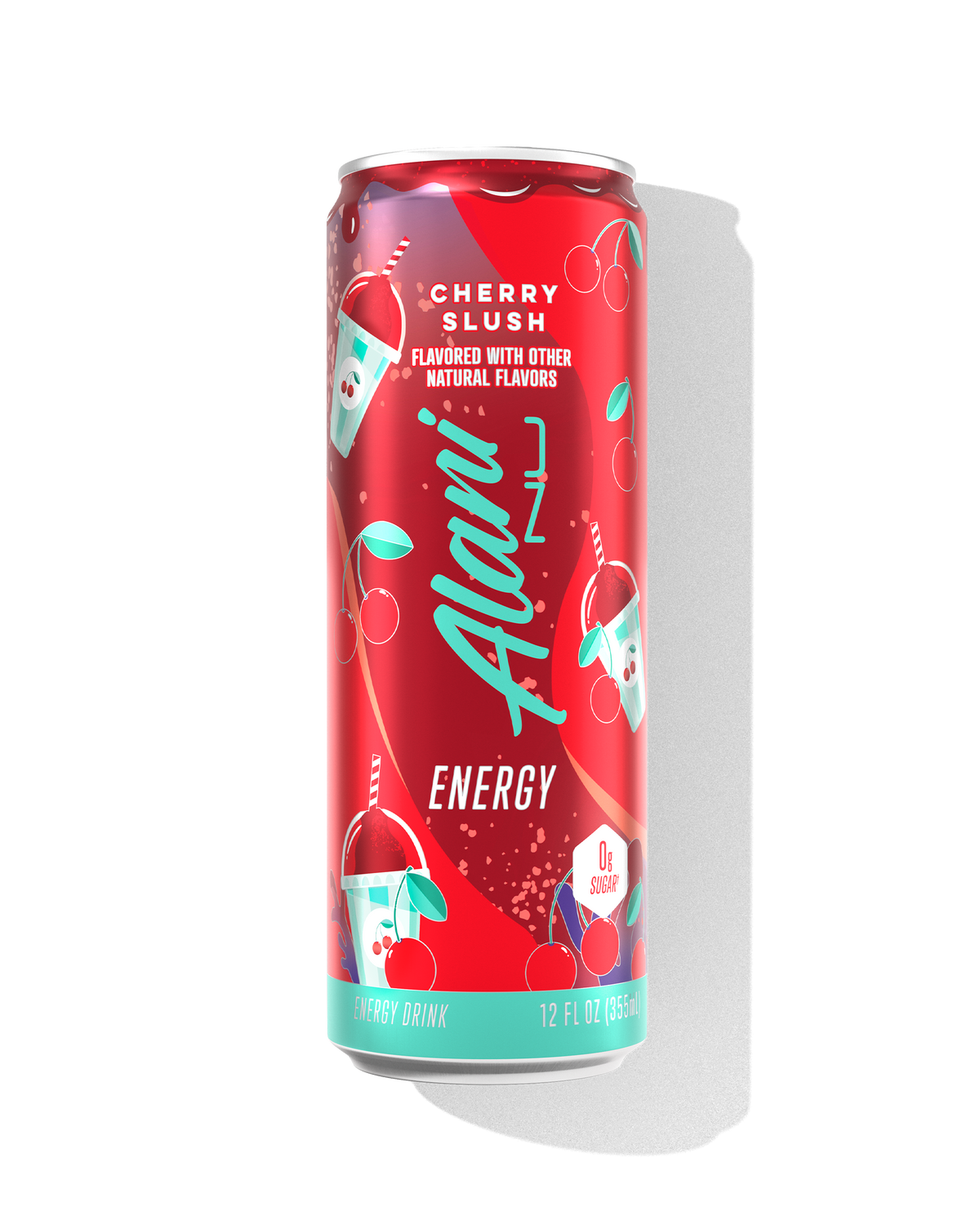 Cherry Slush Zero-Sugar Energy Drink, 12-Pack