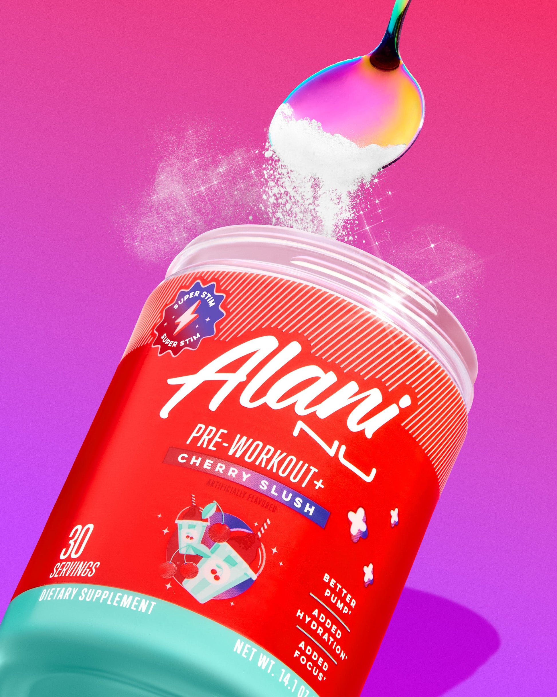Alani Nu Pre-Workout+ Cherry Slush - 30 Servings