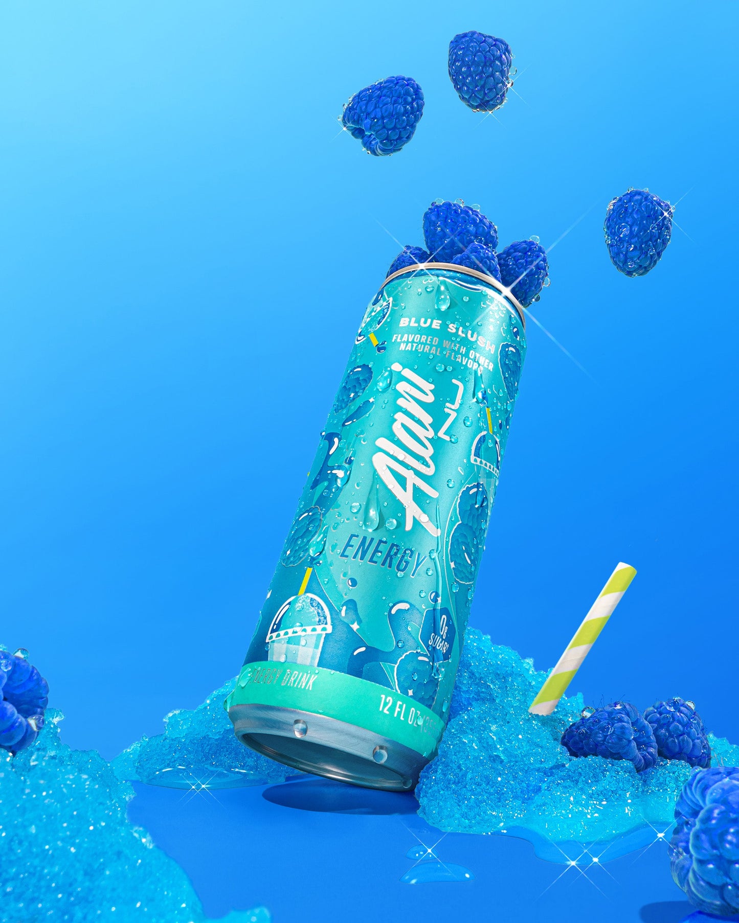 Blue Slush Sugar-Free Energy Drink - 12-Pack
