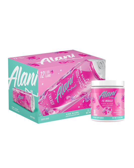 Pink Slush Pre-Workout & Energy Drink Set