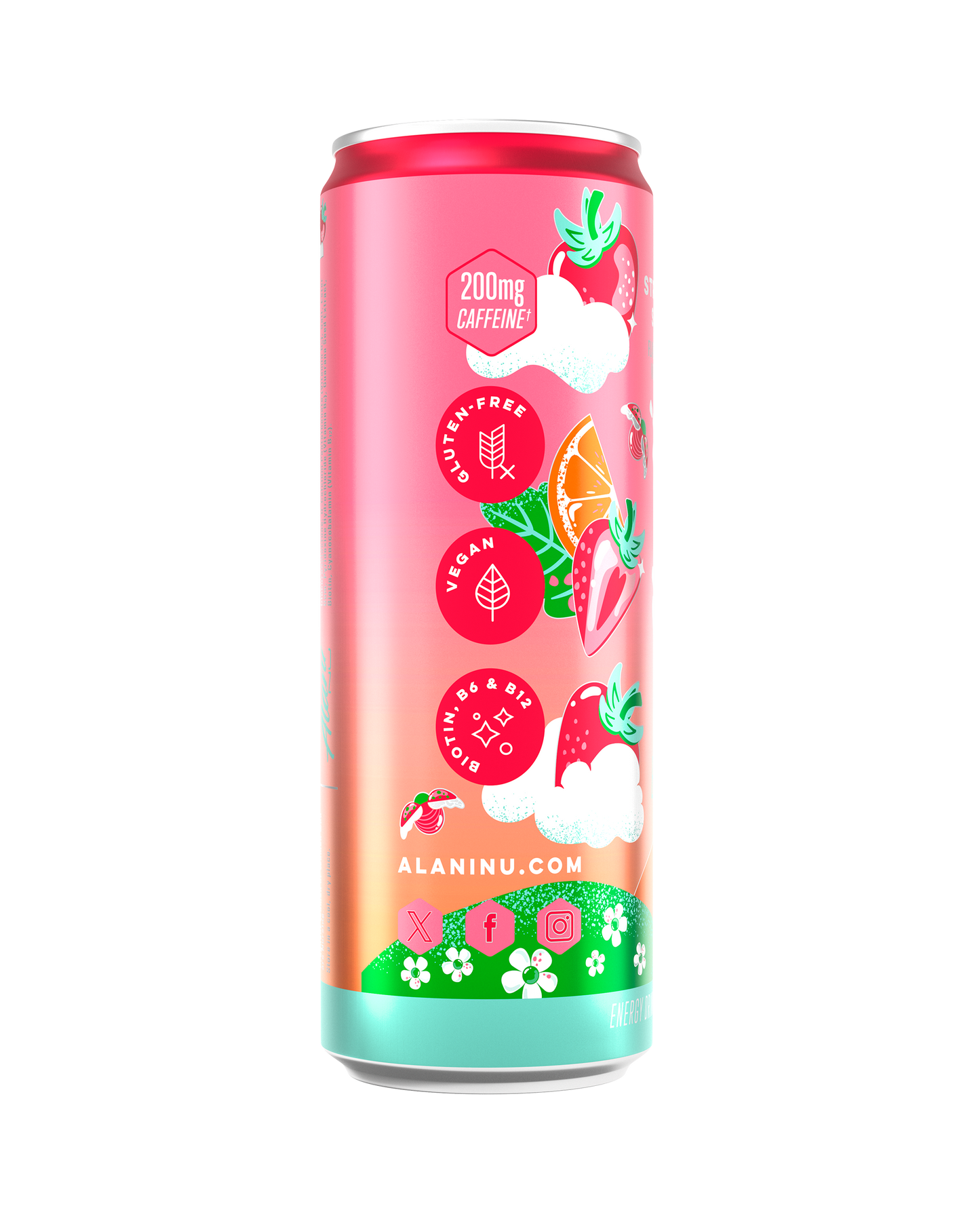 Strawberry Sunrise Energy Drink - 12-Pack