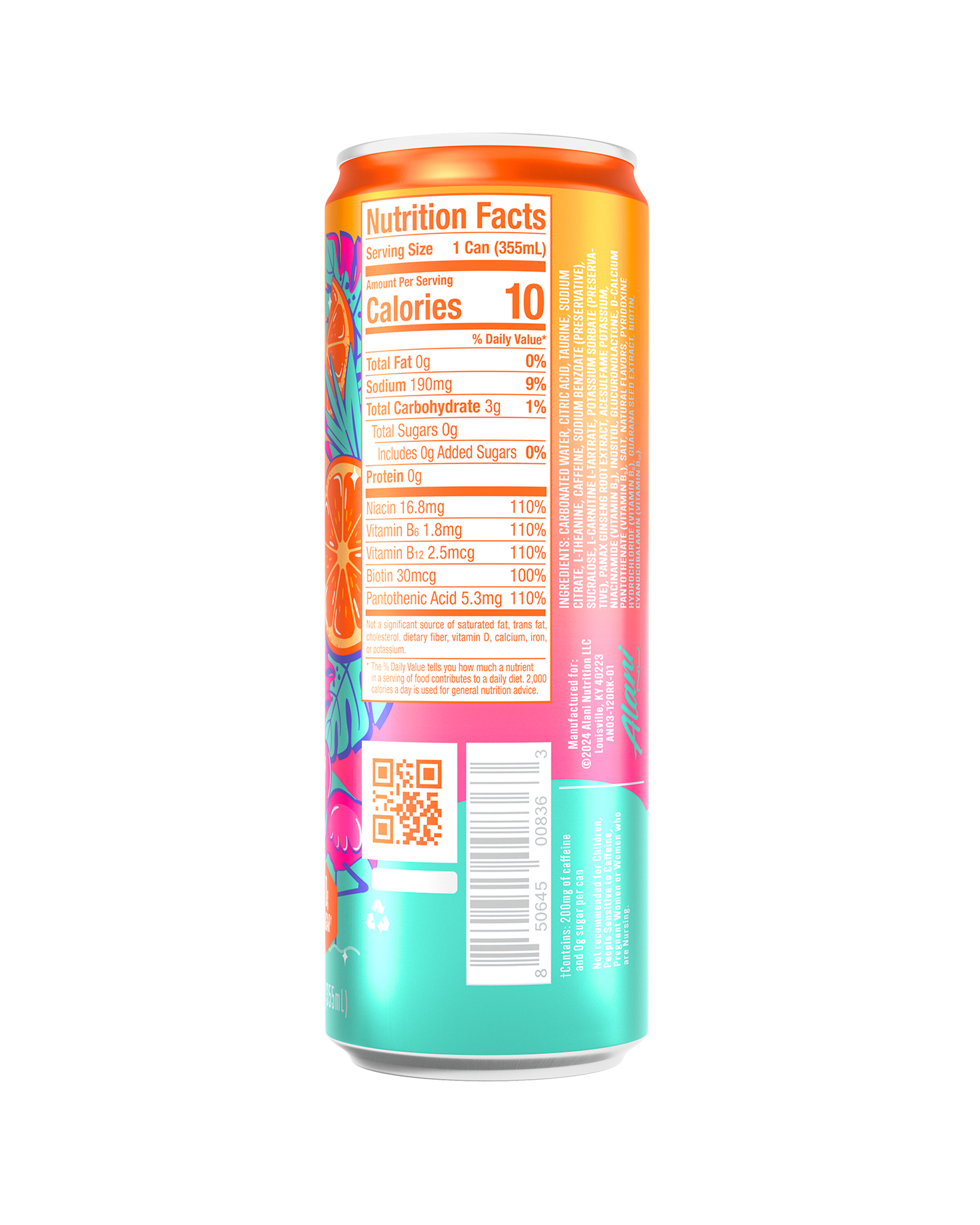 Alani Nu Orange Kiss Energy Drink - 12-Pack