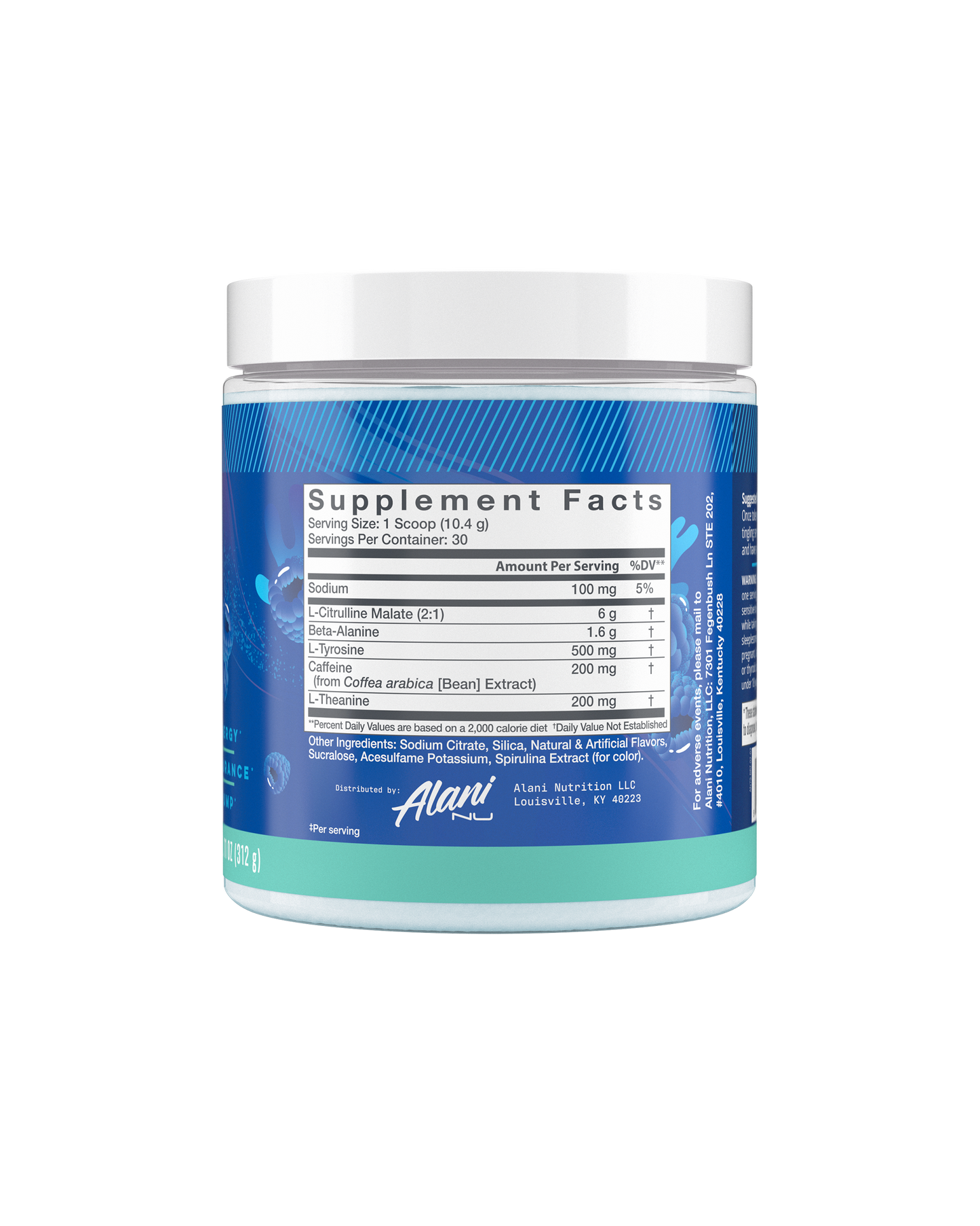 Breezeberry Pre-Workout Powder, 30 Servings